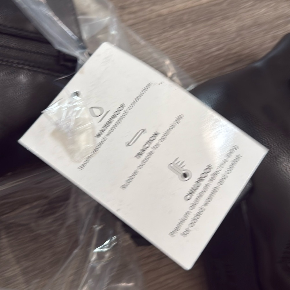 Naturalizer Black Ankle Boots Chunky Heel Waterproof 7 WIDE Leather Booties - Picture 10 of 11